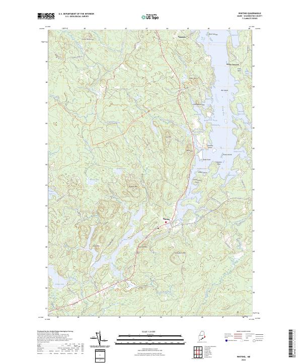 Whiting, ME — USGS 7.5-minute topo (2024)