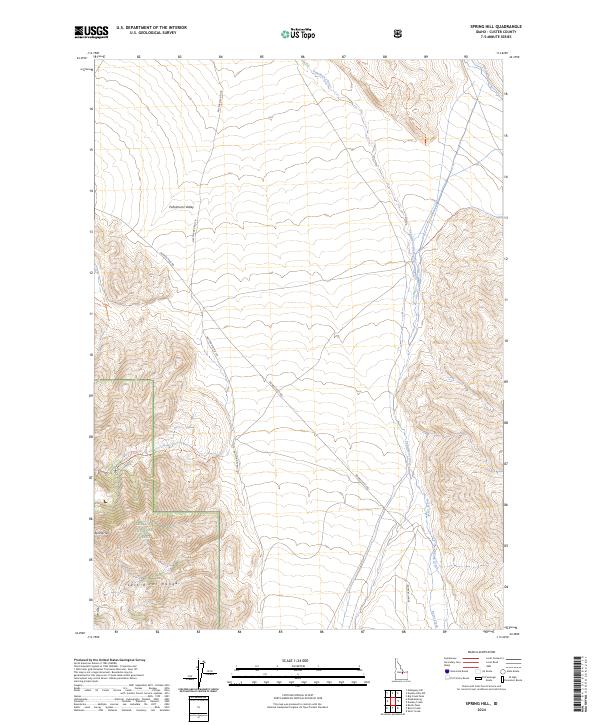 Spring Hill, ID — USGS 7.5-minute topo (2024)