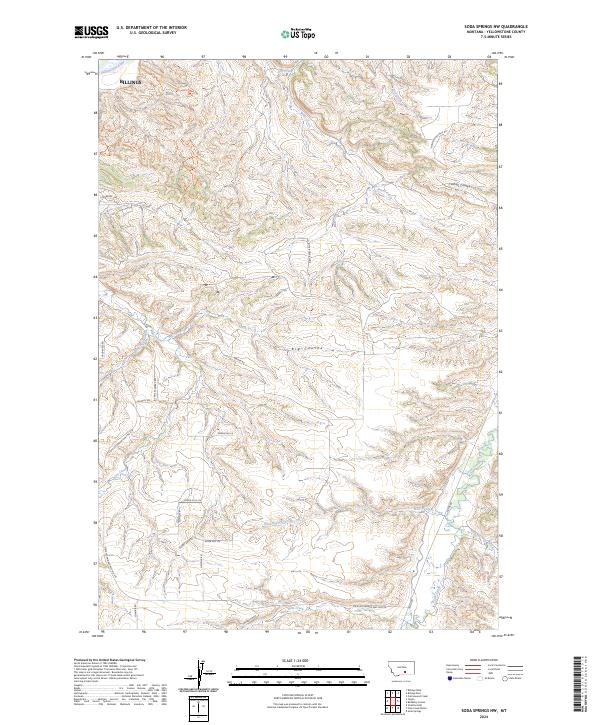 Soda Springs NW, MT — USGS 7.5-minute topo (2024)
