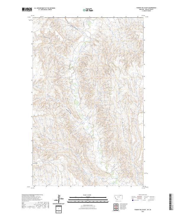 Thoeny Hills East, MT-SK — USGS 7.5-minute topo (2024)