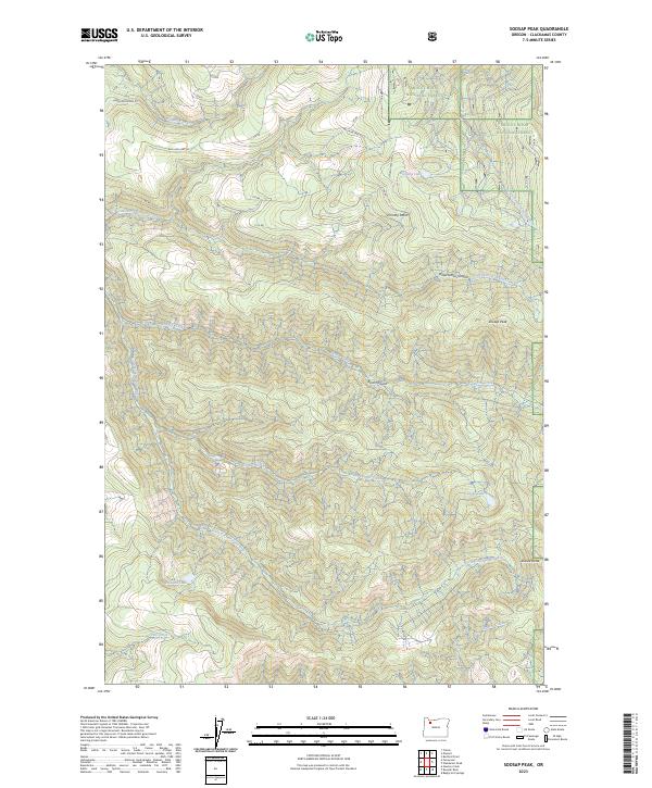 Soosap Peak, OR — USGS 7.5-minute topo (2023)