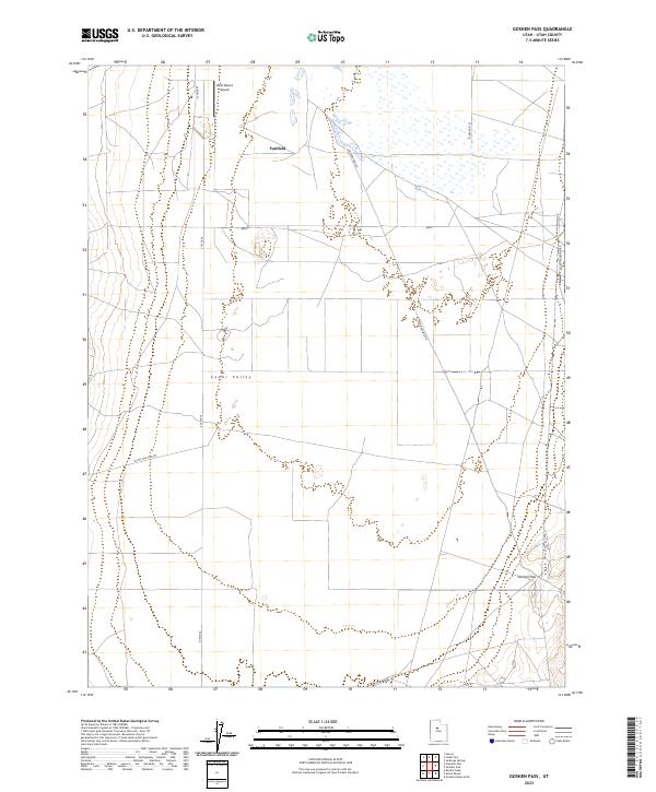 Goshen Pass, UT — USGS 7.5-minute topo (2023)