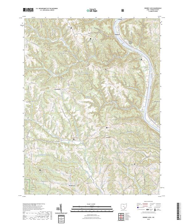 Rokeby Lock, OH — USGS 7.5-minute topo (2023)