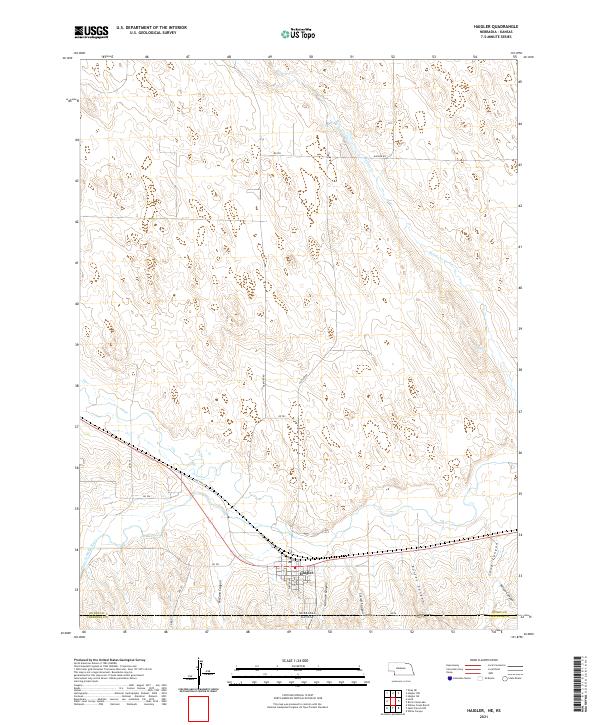 Haigler, NE-KS — USGS 7.5-minute topo (2021)