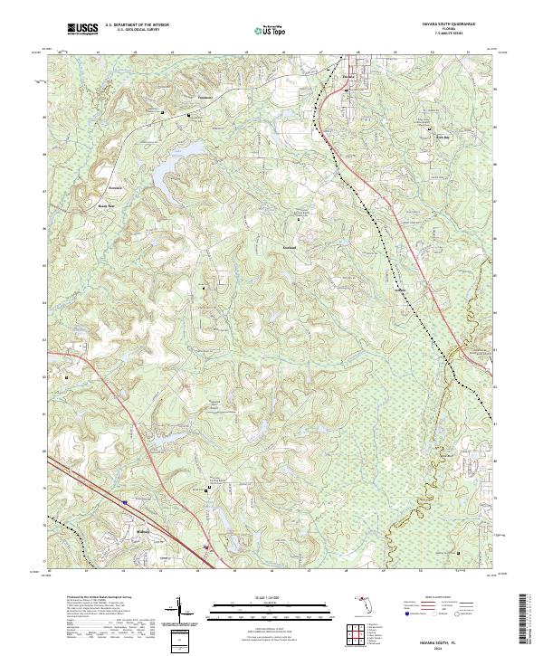 Havana South, FL — USGS 7.5-minute topo (2024)