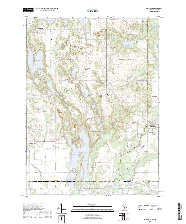 Mottville, MI-IN — USGS 7.5-minute topo (2023)