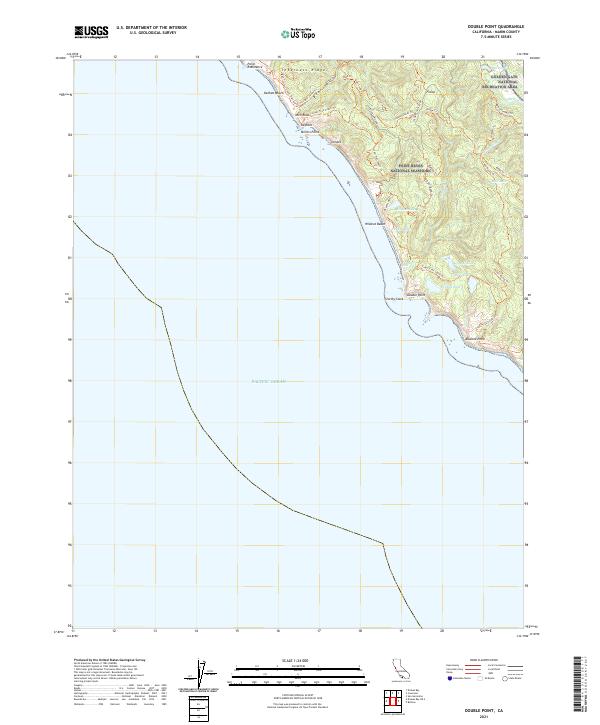 Double Point, CA — USGS 7.5-minute topo (2021)