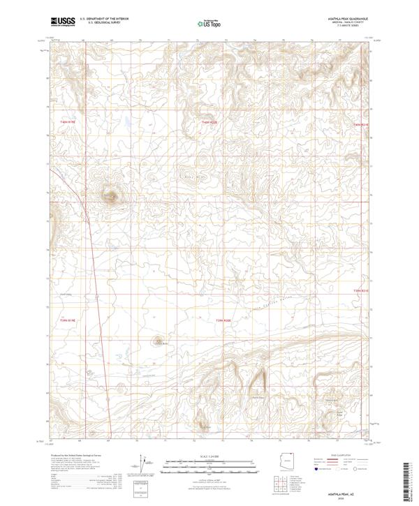Agathla Peak, AZ — USGS 7.5-minute topo (2026)