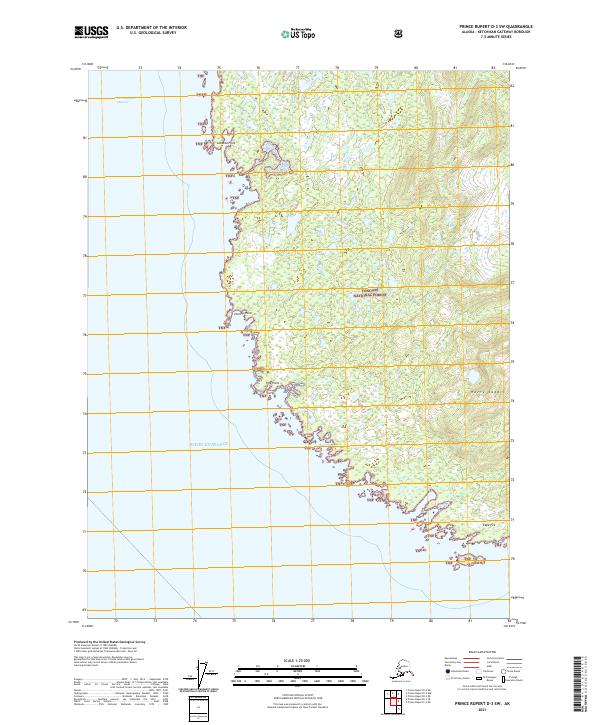 Prince Rupert D-3 SW, AK — USGS 7.5-minute topo (2021)