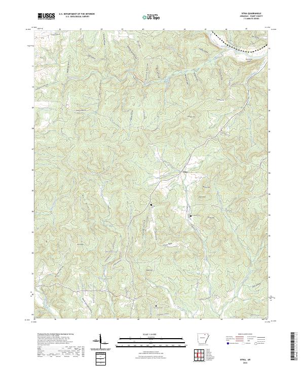 Sitka, AR — USGS 7.5-minute topo (2024)