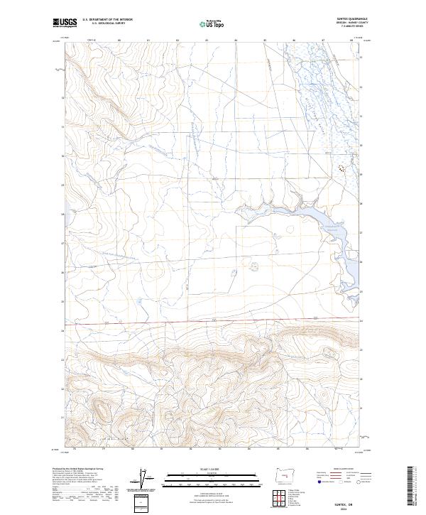 Suntex, OR — USGS 7.5-minute topo (2024)
