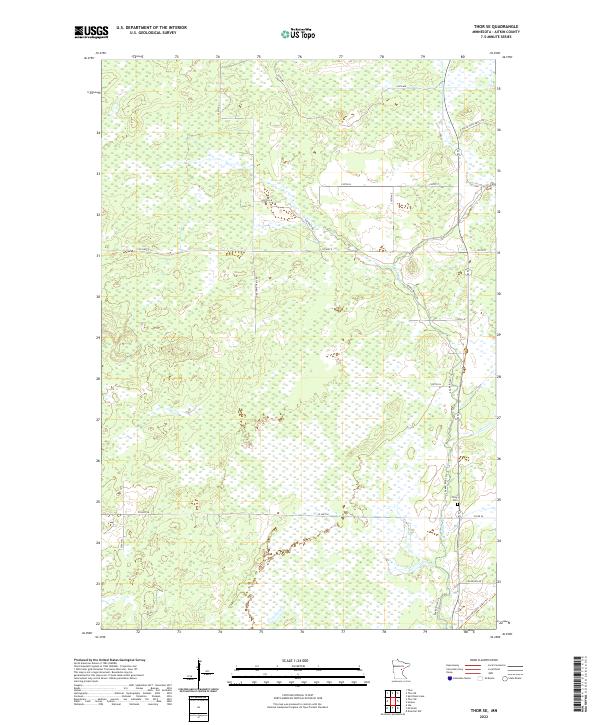 Thor SE, MN — USGS 7.5-minute topo (2022)