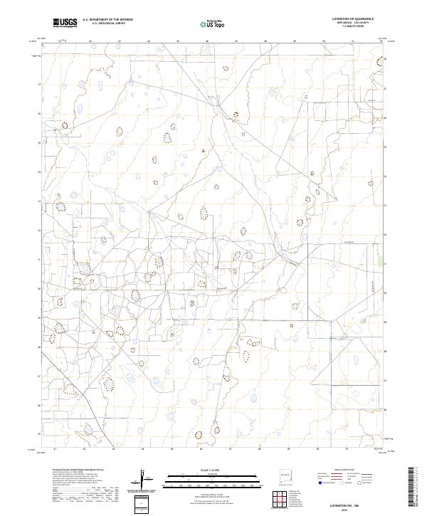 Lovington SW, NM — USGS 7.5-minute topo (2023)