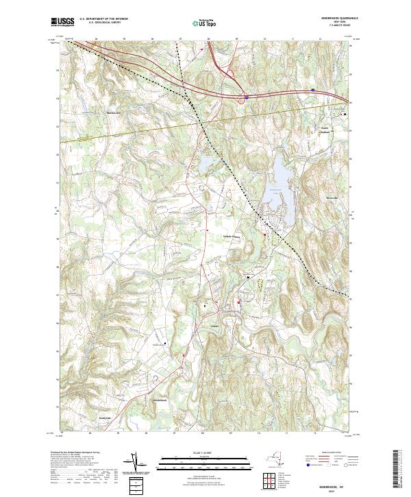 Kinderhook, NY — USGS 7.5-minute topo (2023)