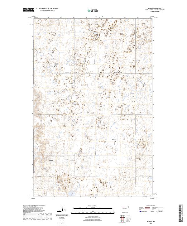 Belden, ND — USGS 7.5-minute topo (2024)