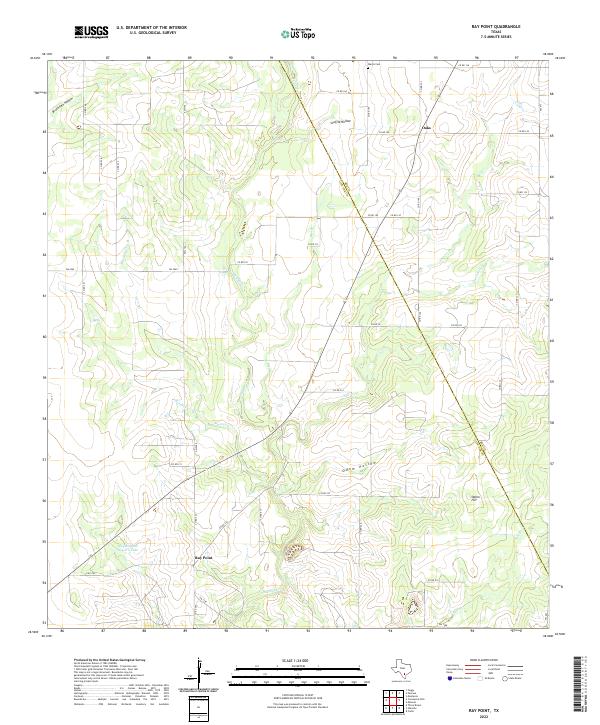 Ray Point, TX — USGS 7.5-minute topo (2022)