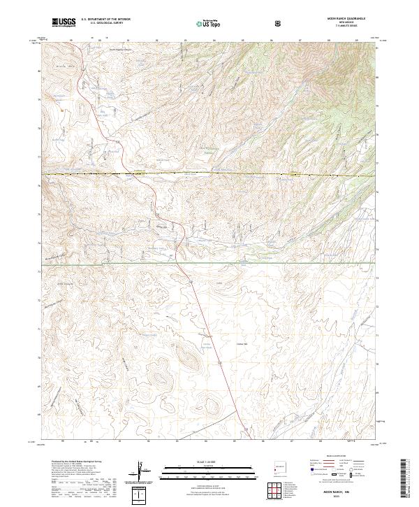 Moon Ranch, NM — USGS 7.5-minute topo (2023)