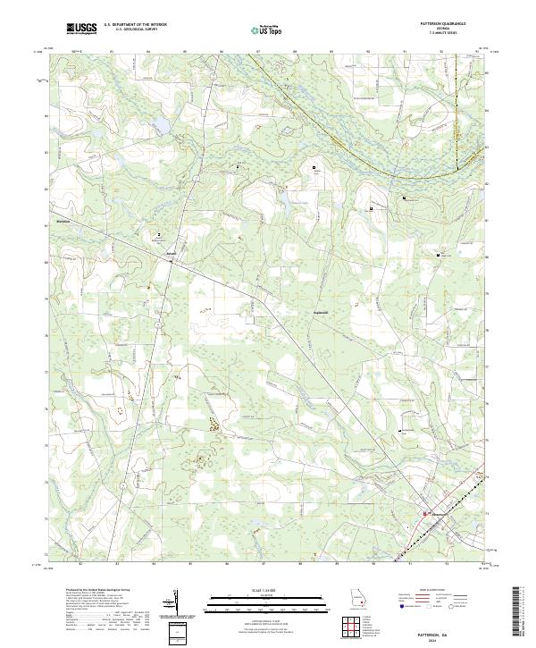 Patterson, GA — USGS 7.5-minute topo (2024)