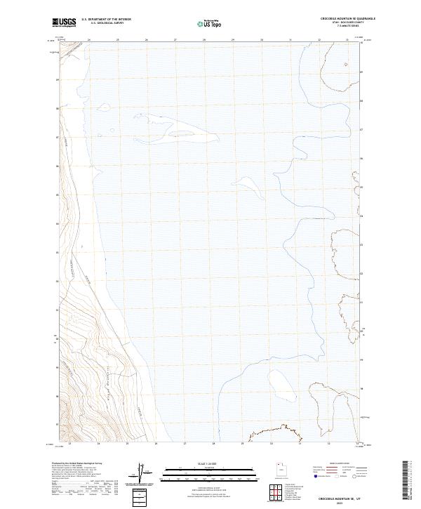 Crocodile Mountain SE, UT — USGS 7.5-minute topo (2023)