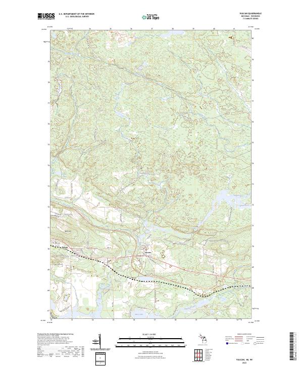 Vulcan, MI-WI — USGS 7.5-minute topo (2023)