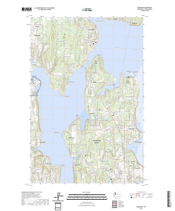 Suquamish, WA — USGS 7.5-minute topo (2023)
