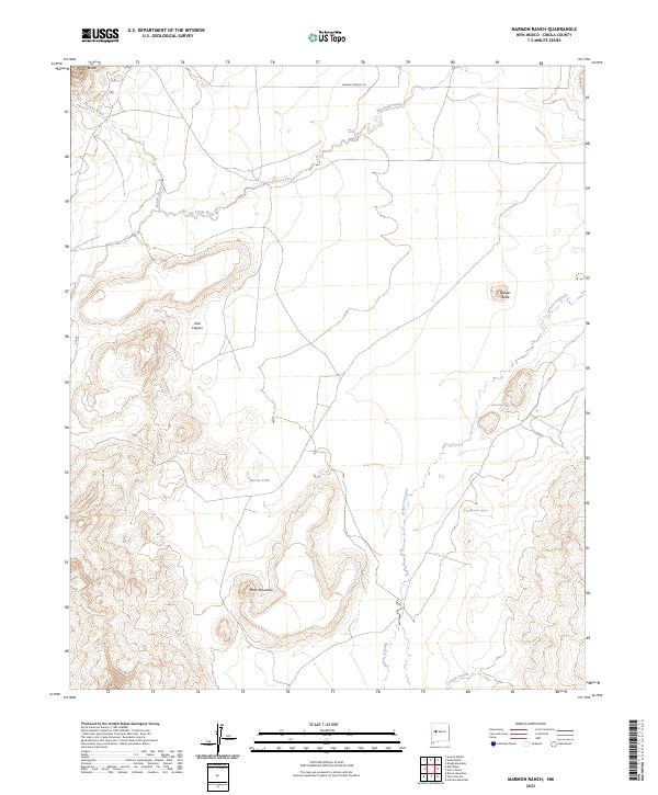 Marmon Ranch, NM — USGS 7.5-minute topo (2023)