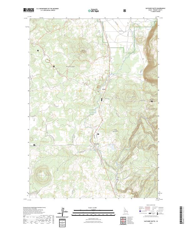 Hatchery Butte, ID — USGS 7.5-minute topo (2023)