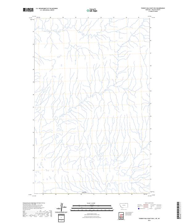 Thoeny Hills East OE N, MT-SK — USGS 7.5-minute topo (2024)