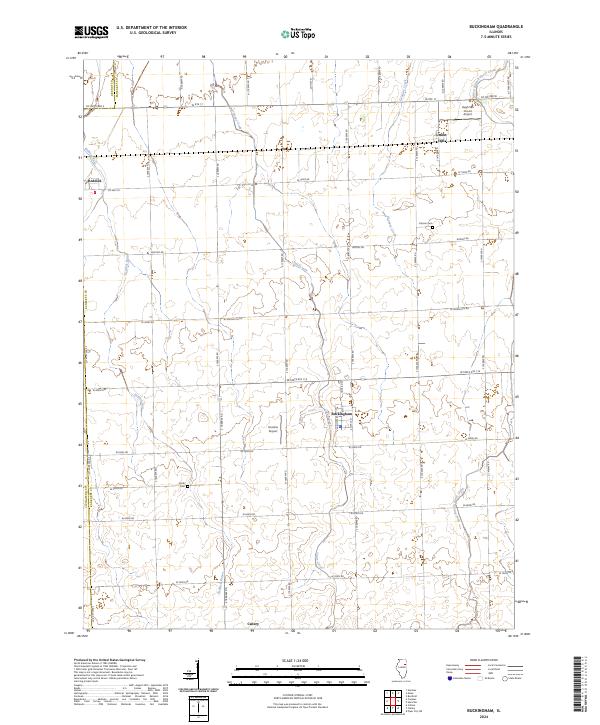 Buckingham, IL — USGS 7.5-minute topo (2024)
