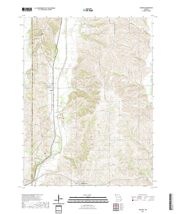 Osgood, MO — USGS 7.5-minute topo (2021)