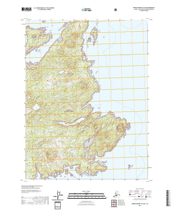 Prince Rupert D-4 NW, AK — USGS 7.5-minute topo (2021)