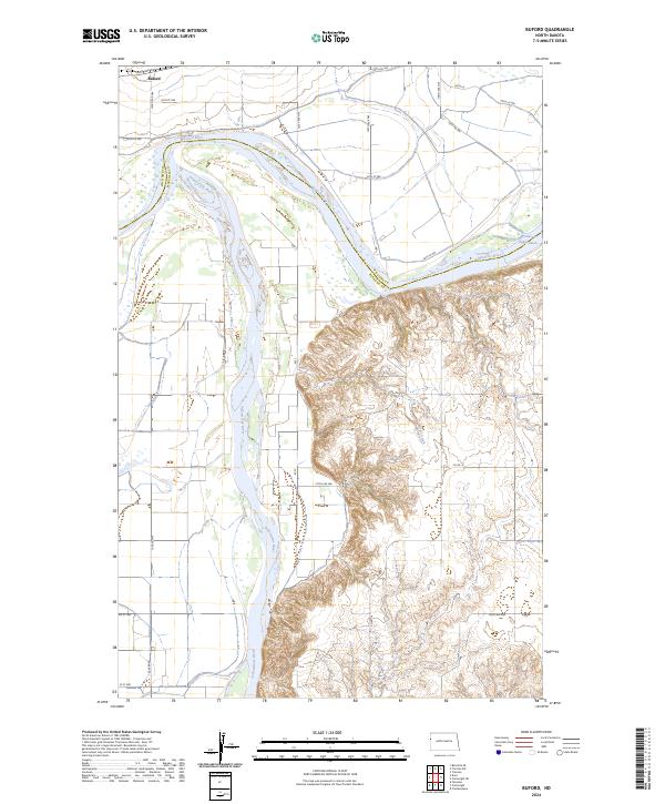 Buford, ND — USGS 7.5-minute topo (2024)