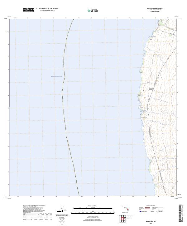 Mahukona, HI — USGS 7.5-minute topo (2024)