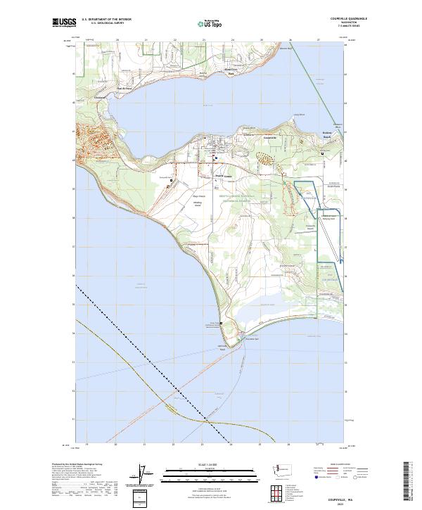 Coupeville, WA — USGS 7.5-minute topo (2023)