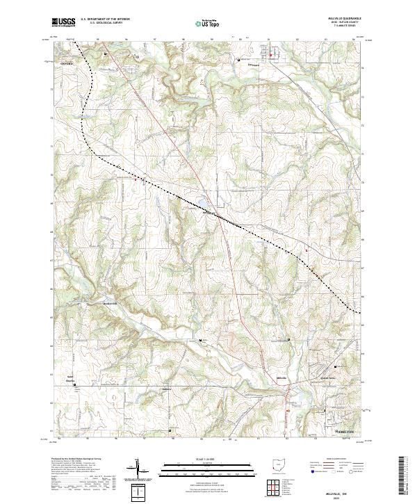 Millville, OH — USGS 7.5-minute topo (2023)