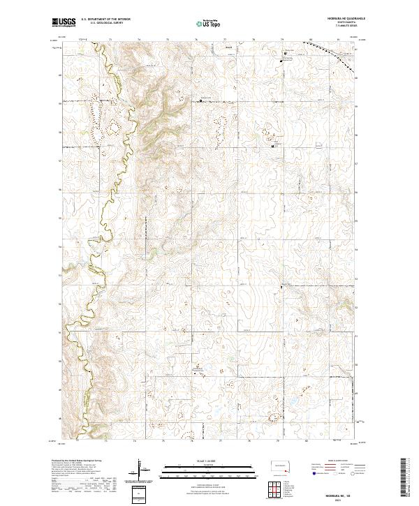 Niobrara NE, SD — USGS 7.5-minute topo (2021)