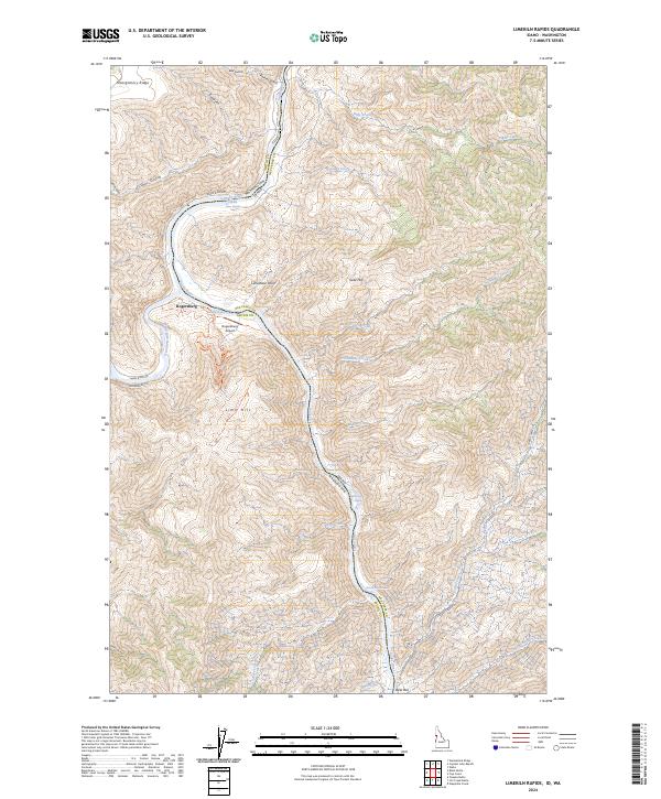 Limekiln Rapids, ID-WA — USGS 7.5-minute topo (2024)