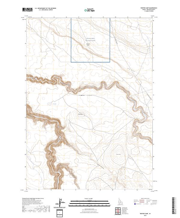 Winter Camp, ID — USGS 7.5-minute topo (2024)
