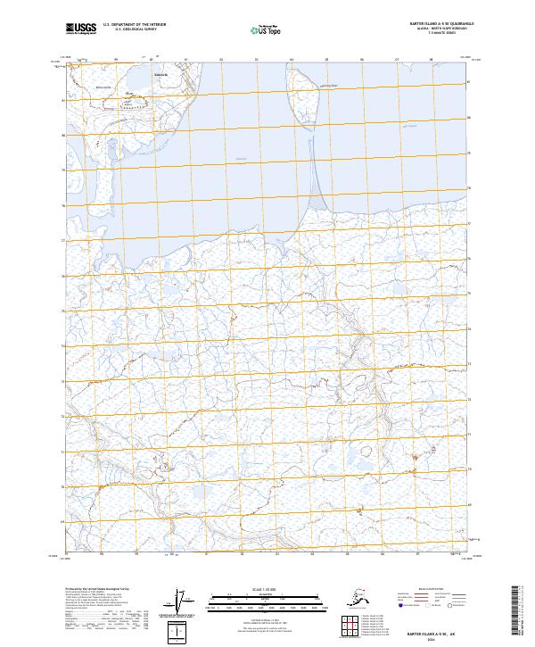 Barter Island A-5 SE, AK — USGS 7.5-minute topo (2024)