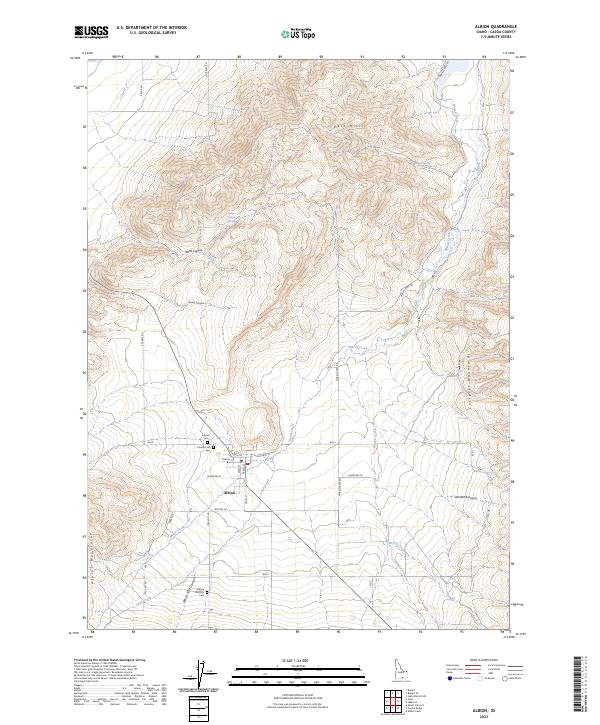 Albion, ID — USGS 7.5-minute topo (2023)