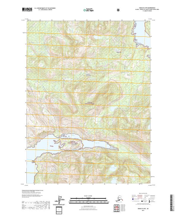 Craig B-2 SW, AK — USGS 7.5-minute topo (2021)