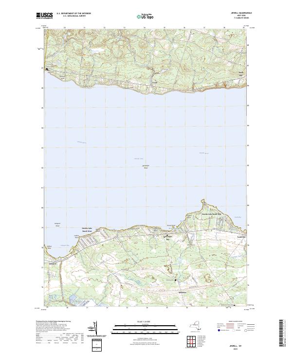 Jewell, NY — USGS 7.5-minute topo (2023)