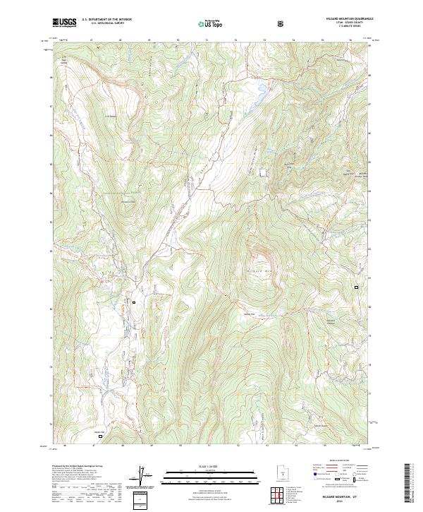 Hilgard Mountain, UT — USGS 7.5-minute topo (2023)