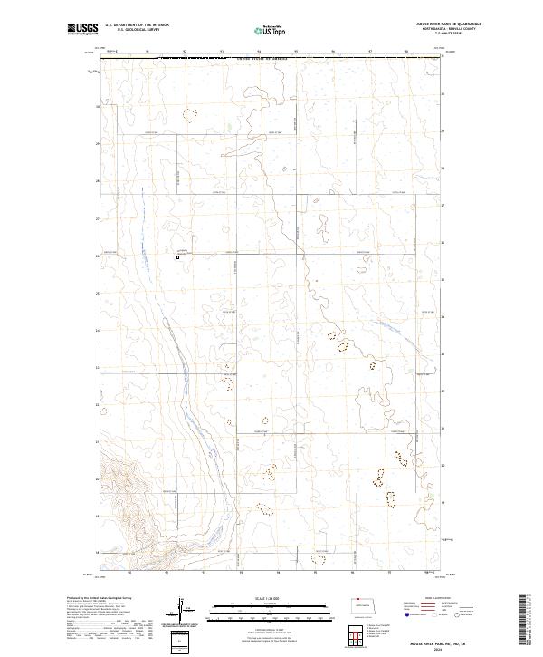 Mouse River Park NE, ND-SK — USGS 7.5-minute topo (2024)
