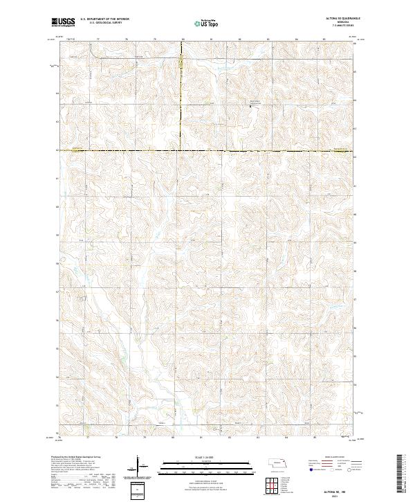 Altona SE, NE — USGS 7.5-minute topo (2021)
