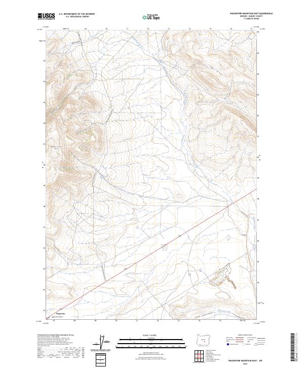 Wagontire Mountain East, OR — USGS 7.5-minute topo (2024)