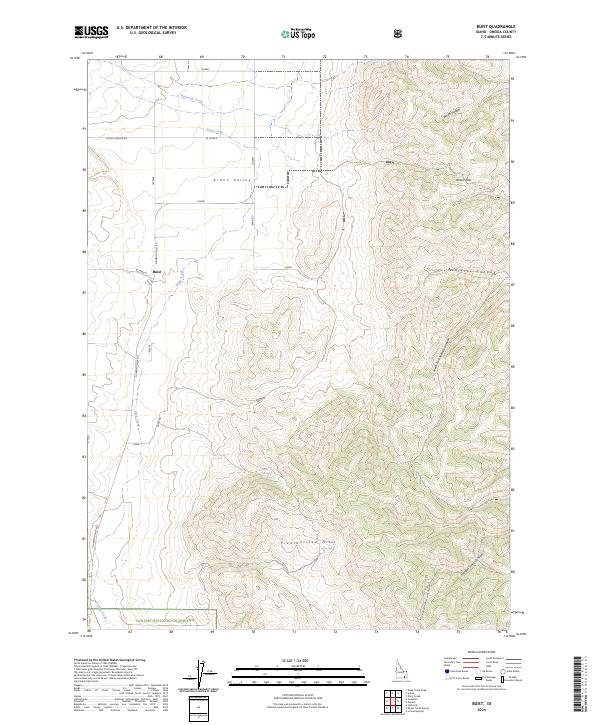 Buist, ID — USGS 7.5-minute topo (2024)