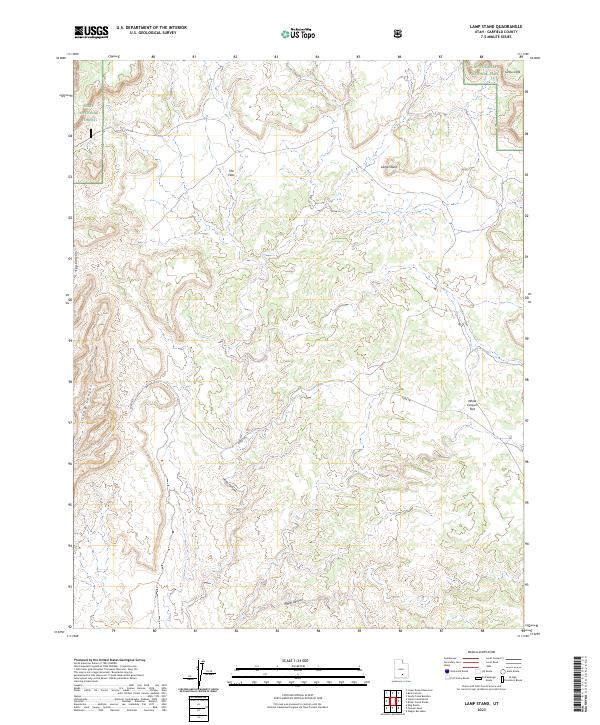 Lamp Stand, UT — USGS 7.5-minute topo (2023)