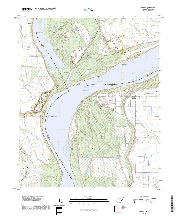 Council, AR-MS — USGS 7.5-minute topo (2024)