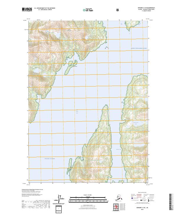 Seward C-4 SE, AK — USGS 7.5-minute topo (2023)